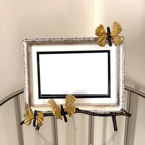 Michael Aram Butterfly Ginkgo Easel Frame Designer Home Decor